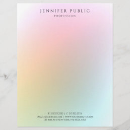 Professional Modern Colorful Simple Design Elegant Letterhead