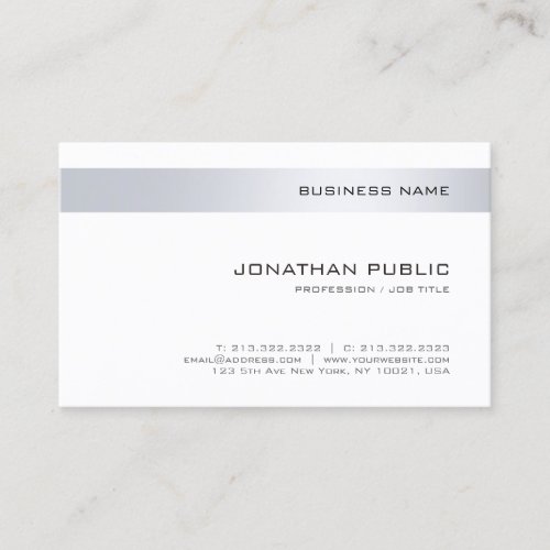 Professional Modern Company Simple Template Business Card