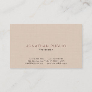 Professional Modern Creative Premium Linen Luxury Business Card