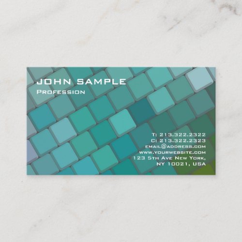 Professional Modern Design Creative Plain Business Card