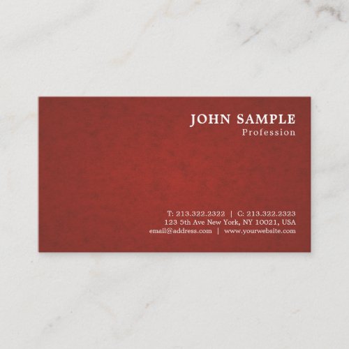 Professional Modern Design Graceful Classy DeLuxe Business Card