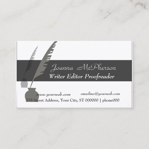 Vintage Attorney  Editor Writer Business Cards