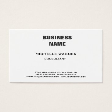 Professional Modern Elegant Black White Minimalist Business Card Professional Modern Elegant Black White Minimalist Business Card