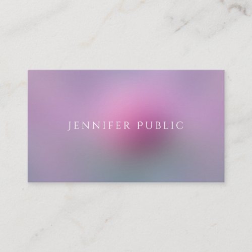 Professional Modern Elegant Colors Simple Template Business Card