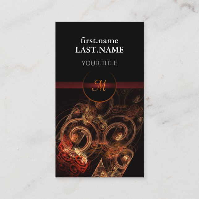 Professional Modern Elegant Cool Music Business Card (Front)