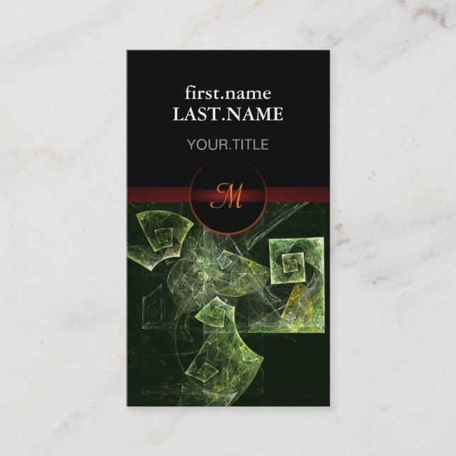 Professional Modern Elegant Cool Twisted Business Card (Front)