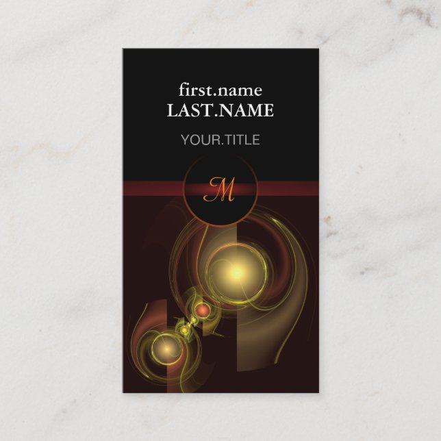 Professional Modern Elegant Cool Unique Business Card (Front)