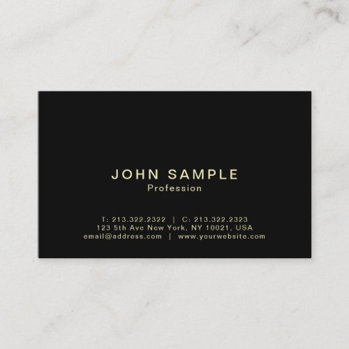 Professional Modern Elegant Creative Semi Gloss Business Card