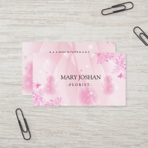 Professional Modern Elegant Floral Florist Business Card