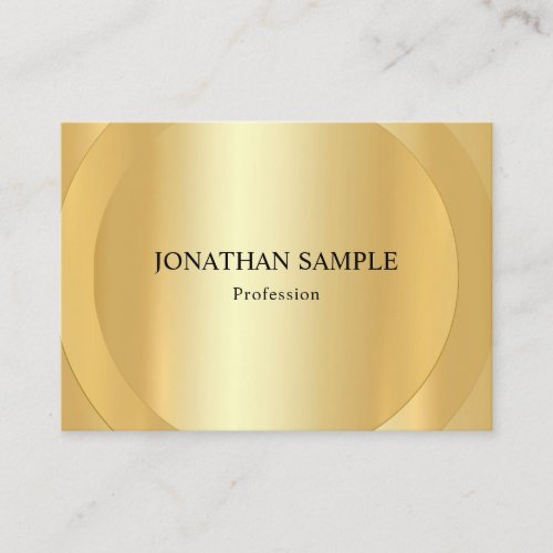 Professional Modern Elegant Gold Look Template Business Card