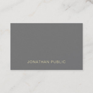 Professional Modern Elegant Minimalist Luxury Top Business Card