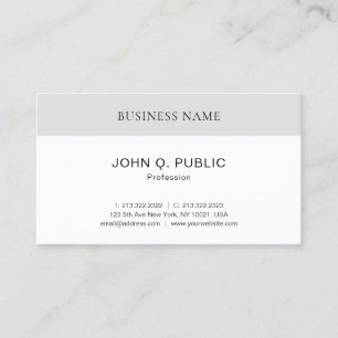 Professional Modern Elegant Minimalist Template Business Card