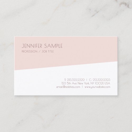 Professional Modern Elegant Minimalist Template Business Card