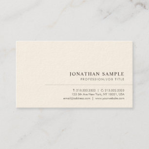 Professional Modern Elegant Minimalist Template Business Card