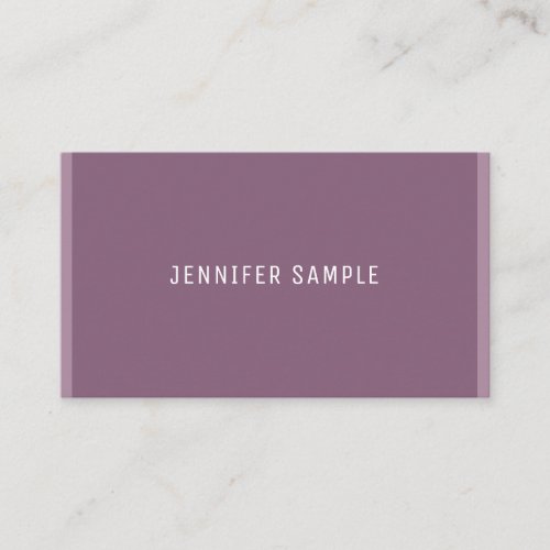 Professional Modern Elegant Minimalist Template Business Card