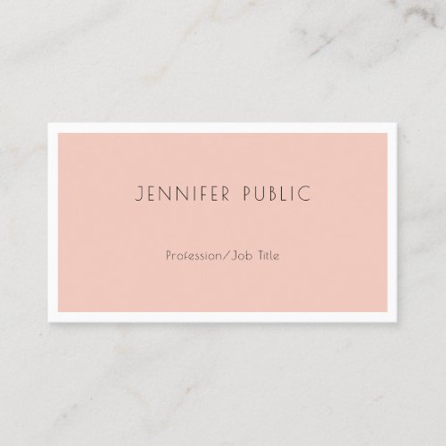 Professional Modern Elegant Minimalistic Design Business Card