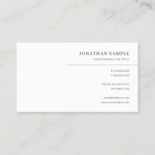 Professional Modern Elegant Minimalistic Template Business Card