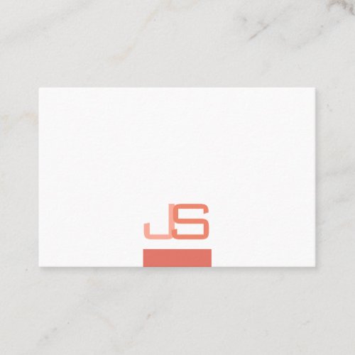 Professional Modern Elegant Monogram Template Business Card