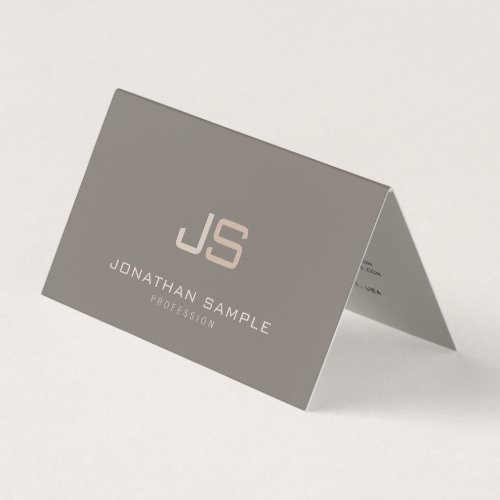 Professional Modern Elegant Monogram Template Business Card