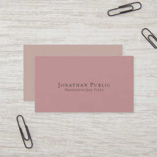 Professional Modern Elegant Pearl Finish Luxury Business Card