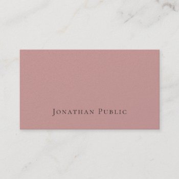 Professional Modern Elegant Pearl Finish Luxury Business Card by art_grande at Zazzle