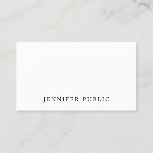 Professional Modern Elegant Simple Design Template Business Card