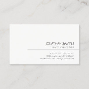 Professional Modern Elegant Simple Template Business Card