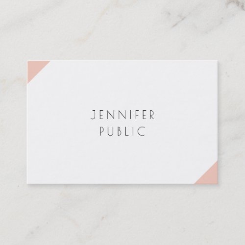 Professional Modern Elegant Simple Template Business Card