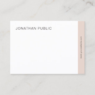 Professional Modern Elegant Trendy Simple Template Business Card