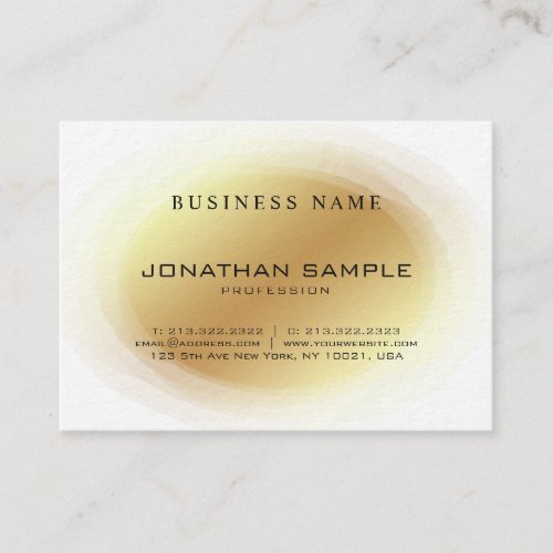 Professional Modern Elite Gold Design Elegant Luxe Business Card