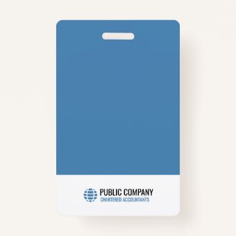 Professional Modern Employee Event Staff ID Badge | Zazzle