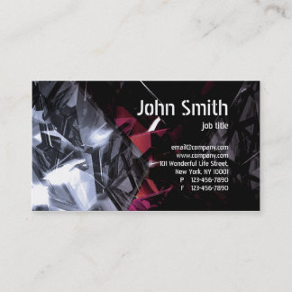 Professional modern futuristic business card