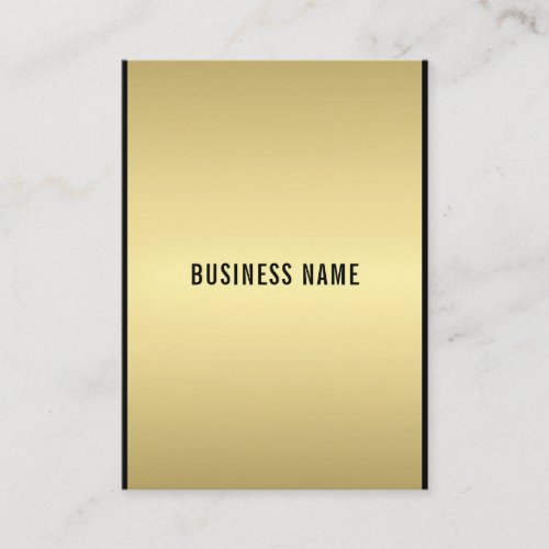 Professional Modern Glam Elegant Black And Gold Business Card