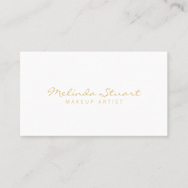 Professional Modern Gold and White Appointment (Front)