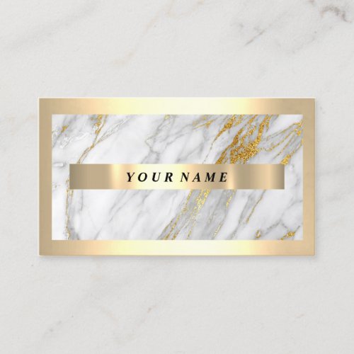 Professional Modern Gold Frame Gray Loyality 5 20 Business Card