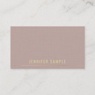 Professional Modern Gold Text Template Elegant Business Card