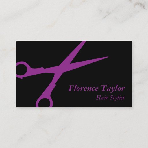 Customizable Professional Modern Hair Stylist and Salon Business Card Templates