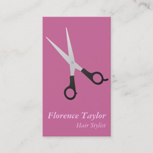 Professional Modern Hair Stylist and Salon Business Card Template