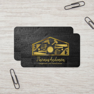 Professional Modern Home Repair Handyman Business Card