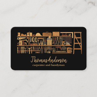 Professional Modern Home Repair Handyman Business Card