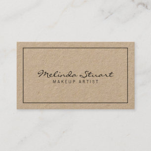 Professional Modern Kraft Paper Business Card