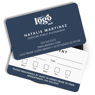 Professional Modern Logo Your Next Appointment Business Card
