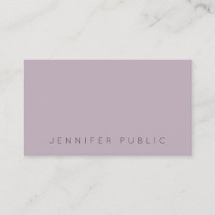 Professional Modern Minimal Design Elegant Plain Business Card