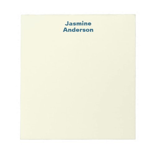 Professional Modern Minimalist Beige Color Notepad