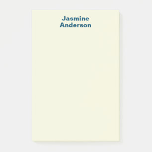 Professional Modern Minimalist Beige Color Post-it Notes