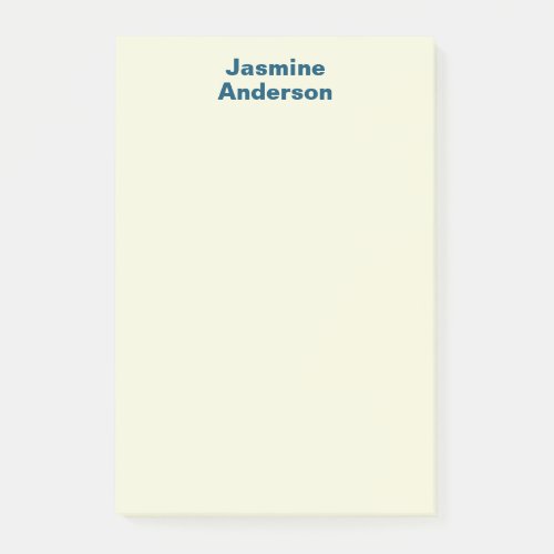 Professional Modern Minimalist Beige Color Post_it Notes