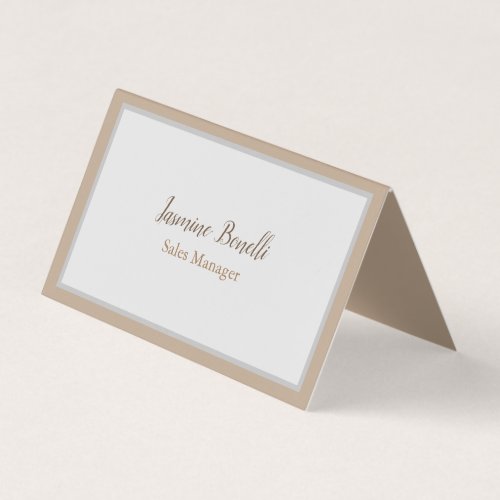 Professional Modern Minimalist Business Card