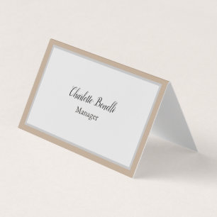 Professional Modern Minimalist Business Card