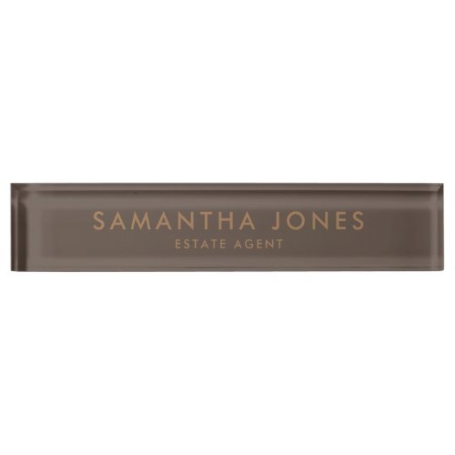 Professional Modern Minimalist Classic Desk Name Plate