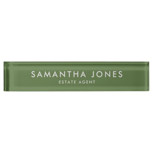 Professional Modern Minimalist Classic Desk Name Plate